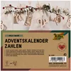 Image de folia 2209 - Calendrier de l'Avent Chiffres, Bois Naturel, 24 Chiffres en Bois à Suspendre
