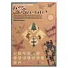 Image de folia Magic Christmas 49898 Bloc de papier kraft avec 20 feuilles, 115 et 270 g/m², format A4, papier de bricolage avec motif de Noël et finition Hotfoil, coloré