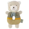 Image de Fehn Baby Anneau de préhension Ours - Doudou en coton issu de l'agriculture biologique - Jouet pour bébé avec hochet pour apprendre en s'amusant - pour bébés & jeunes enfants à partir de 0+ mois