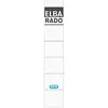 Image de ELBA Rado 100551822 Lot de 10 étiquettes de dos fines et courtes autocollantes Blanc