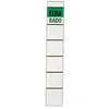 Image de Elba Lot de 10 étiquettes pour dos de classeur, courtes et étroites 100420946 Rückenschilder Rado, schmal und kurz, selbstklebend, 10 Stück weiß