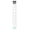 Image de Elba 100420959 Lot de 10 étiquettes de dos pour dossiers suspendus Longueur et étroit Autocollant pour largeur de dos 5 cm Blanc avec logo imprimé gris