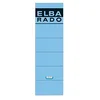 Image de Elba 100420952 Étiquettes dos large/courte, autocollant, Lot de 10, Bleu