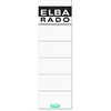 Image de Elba Rado 100551826 Étiquettes de dos autocollantes courtes et large   Blanc Lot de 10