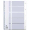 Image de Elba Intercalaires 400013900 en plastique Strong de Line Blanc : 5 pages 225 x 297 mm