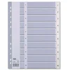 Image de ELBA - intercalaire numérique en plastique, format A4, blanc ,10 position, chiffres: 1-10, en PP, 0,15 mm, couverture inscriptible, perforation Euro,dimensions: (