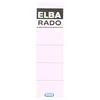 Image de Elba 100420960 Spine Label Classeur en plastique Rado Dos de poche 8 cm Blanc