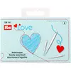 Image de PrymLove Book of 29 Assorted Darning Hand Sewing Needle Threader by Prym Love, Metal, Multi-Colour, 12.5 x 8 x 2 cm