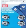 Image de Prym Patch Boutons Presse Coudre Boutons Pression Laiton 4 Pièces, 17 mm Diamètre, Argent
