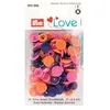 Image de Prym Love KST Bouton pression en polyester Orange/rose/violet 12,4 mm