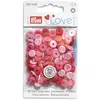 Image de Prym 393600 Boutons pression « Color Snaps Mini » optique couture, Prym Love, rose