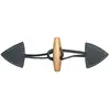 Image de Prym 417710 Boutons Brandebourg Duffle Coat, Marron 417716 Anthracite