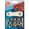 Image de Prym 541370 Anneaux Et Disques, Laiton, Argent, Durchmesser 11 mm