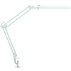 Image de Lampe de bureau métal/plastique blanc H.max.450mm avec pince et LED