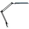 Image de Lampe de bureau métal/cuivre noir H.max.450mm avec pince de table avec LED