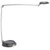 Image de MAUL Lampe de bureau LED MAULspace | Lampe de bureau à intensité variable en aluminium | Lampe LED moderne avec 2080 lux et 691 lumens | 5 Variateur d'intensité | Argenté