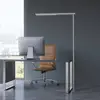 Image de Lampadaire de bureau LED MAULjet, couleur argent, hauteur 195 cm