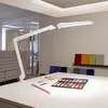 Image de Lampe de table LED MAULcraft, blanche, 52 cm, pied à pince, à intensité variable