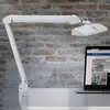 Image de Lampe de travail LED MAULintro, blanche, 52 cm, pied à pince