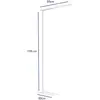 Image de Lampadaire de bureau LED MAULjet, blanc, à intensité variable, 195 cm