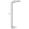 Image de Lampadaire de bureau LED MAULjet, couleur argent, à intensité variable, 195 cm