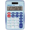 Image de Maul Calculatrice de Poche MJ 450, Calculatrice avec Grand Affichage à 8 Chiffres, Fonctions Standard pour Le Bureau et l'École, Alimentation Solaire et à Pile, Bleu