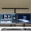 Image de Lampe LED pour moniteur MAULgate, capteur, à intensité variable, noir, pince