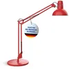 Image de MAUL lampe de bureau MAULstudy en métal | Lampe LED professionnelle | Lampe sur pied flexible pour le bureau et l'atelier | Haute qualité d'éclairage à LED | Lampe bureau sans ampoule | Rouge