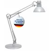 Image de MAUL lampe de bureau MAULstudy en métal | Lampe LED professionnelle | Lampe sur pied flexible pour le bureau et l'atelier | Haute qualité d'éclairage à LED | Lampe bureau avec ampoule | Argenté