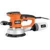 Image de AEG EX 150 ED KSET Ponceuse excentrique Ø150 mm   440 W, variateur électronique, démarrage progressif, frein de rotation   25 abrasifs, Finition grandes surfaces