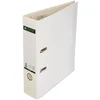 Image de Leitz Classeur de qualité 10070001 - Couverture en papier spécial gaufré - Format A4 - Dos de 8 cm - Beige