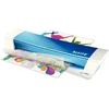 Image de Leitz iLAM Home Office - Plastifieuse A4 pour la Maison, Préchauffage Rapide en 3Minutes, Pochettes de 75-125 Microns, Lot de Pochettes pour Plastifieuse A4 Inclus, Coloris bleu, 73680036