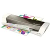 Image de Leitz iLAM Home Office - Plastifieuse A4 pour la Maison, Préchauffage Rapide en 3Minutes, Pochettes de 75-125 Microns, Lot de Pochettes pour Plastifieuse A4 Inclus, Coloris Gris, 73680089