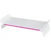 Image de Leitz Ergo WOW Support d'Écran Ajustable, Hauteur Réglable sur 2 Positions, Rose/Blanc, 65040023
