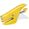 Image de Leitz Pince Agrafeuse, Capacité 15 Feuilles, Corps en Métal Ergonomique, Agrafes Incluses, WOW, 55312016 - Jaune
