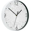 Image de Leitz WOW Horloge Murale Quartz, Idéale pour le Bureau, la Cuisine, le Salon et la Salle de Bains, 29 cm - Blanche