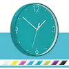 Image de Leitz WOW Horloge Murale Quartz, Idéale pour le Bureau, la Cuisine, le Salon et la Salle de Bains, 29 cm - Menthe