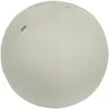 Image de Ballon d'assise Leitz Ergo Active, fonction anti-basculement, alternative ergonomique à la chaise de bureau, diamètre 65 cm, housse en tissu, pompe à air manuelle, 2 bouchons, Gris Clair, 65420085
