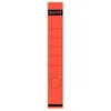 Image de Leitz Étiquettes Self Adhesive pour Classeurs à Levier Couverture Papier et Dos 50 mm, Étroit, Long, 39 x 285 mm, Papier, 16480025, Rouge, Lot de 10 Étiquettes