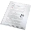 Image de Hetzel 21672090 Pack de 100 Chemises Coin Grainée A4 Transparent