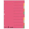 Image de Leitz 4359 Répertoire DIN A4 blanc Carton multicolore 10 onglets 43590000