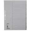 Image de Leitz Intercalaires papier 1-20, A4, 20 feuilles, gris