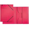 Image de LEITZ 3 rabats pendarec élastiques angulaires - f.to 24,2 x 31,8 cm - Rouge - 39810225