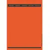 Image de Leitz Étiquettes Imprimables PC pour Classeurs à Levier Couverture Papier, Étroit, Long, Rouge, 39 x 285 mm, Papier, 16880025, Lot de 125 Étiquettes
