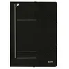 Image de Chemises à élastiques A4, capacité de remplissage (feuilles) 250, largeur 232 mm, hauteur 318 mm, noir