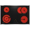 Image de MIELE Plaque vitroceramique KM6522FR largeur 76.4 cm , 4 foyers, 7600 Watts en occasion ou reconditionné