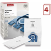 Image de Pack 4 sacs aspirateur HyClean Pure GN Bleu MIELE
