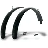 Image de SKS GERMANY BLUEMELS Basic 20" 60MM Set Jeu de Garde-Boue, Accessoires pour vélo (système de sécurité ASR, entretoises en V avec ponts Fixes pour Un Ajustement Flexible), Noir
