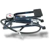 Image de SKS GERMANY PICCO Pompe à pied avec manomètre (tuyau robuste & flexible, raccord AV avec levier de serrage, y compris adaptateur pour valves SV/DV et applications de camping, pression: 5 bar / 73 PSI)
