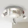 Image de Briloner Plafonnier LED Orna, rond, à 4 lampes, chromé